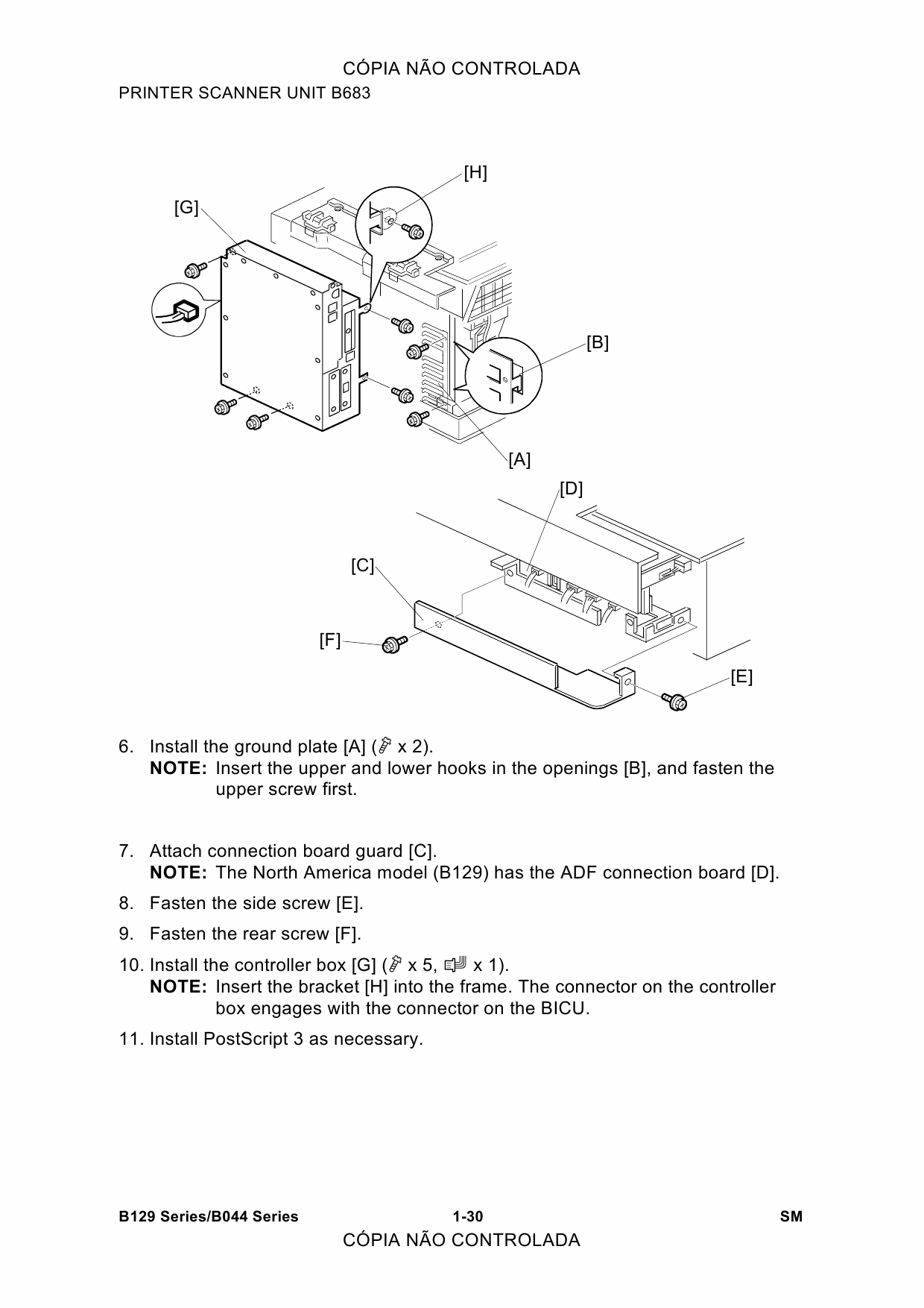 RICOH Aficio 120 1013 1013f 1515 1515F 1515MF B129 B130 B168 B169 B044 B045 B046 Service Manual-5